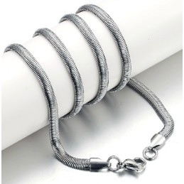 Excellent Quality Flat Snake Titanium Chain