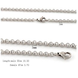 High Quality Titanium Chain For Lovers