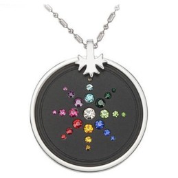 Well-Known For Its Fine Quality Health Titanium Pelelith Necklace With Diamond
