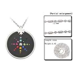 Well-Known For Its Fine Quality Health Titanium Pelelith Necklace With Diamond