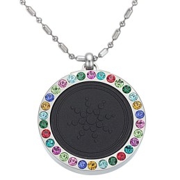 Easy To Use Health Titanium Pelelith Necklace With Diamond