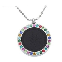 Easy To Use Health Titanium Pelelith Necklace With Diamond