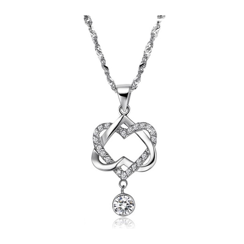 Stable Quality Knot Platinum Plating Titanium Necklace Stable Quality Knot Platinum Plating Titanium Necklace