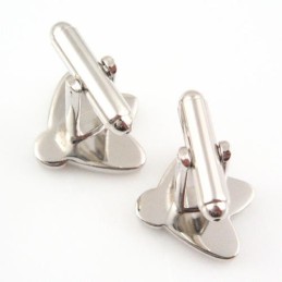 Titanium And Diamonds Bee Cufflinks