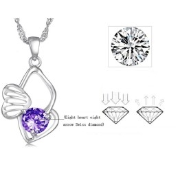 Durable In Use Female Allergy Free Platinum Plating Titanium Necklace