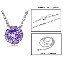 Well-Known For Its Fine Quality Female Platinum Plating Titanium Necklace