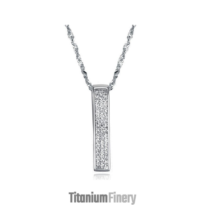 Wide Varieties Female Platinum Plating Titanium Necklace Wide Varieties Female Platinum Plating Titanium Necklace