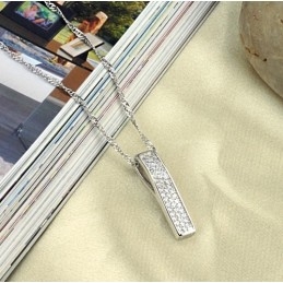 Wide Varieties Female Platinum Plating Titanium Necklace