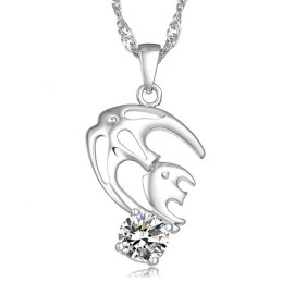Easy To Use Female Allergy Free Platinum Plating Titanium Necklace