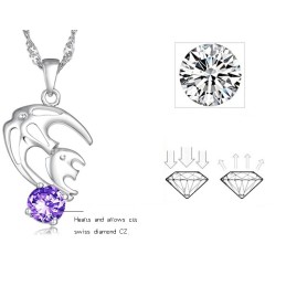 Easy To Use Female Allergy Free Platinum Plating Titanium Necklace
