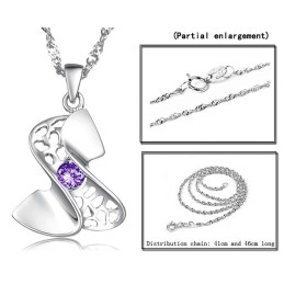 High Quality Female Platinum Plating Titanium Necklace