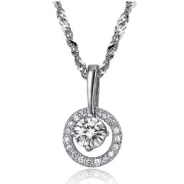 The Queen Of Quality Female Platinum Plating Titanium Necklace