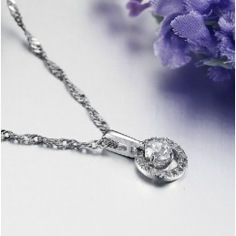 The Queen Of Quality Female Platinum Plating Titanium Necklace