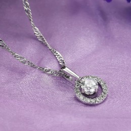 The Queen Of Quality Female Platinum Plating Titanium Necklace