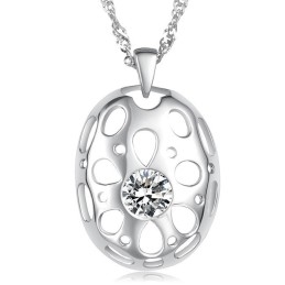 World-Wide Renown Female Allergy Free Platinum Plating Titanium Necklace