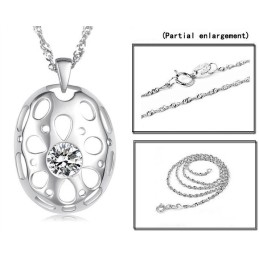 World-Wide Renown Female Allergy Free Platinum Plating Titanium Necklace