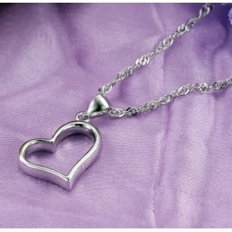 Complete In Specifications Female Sweetheart Platinum Plating Titanium Necklace