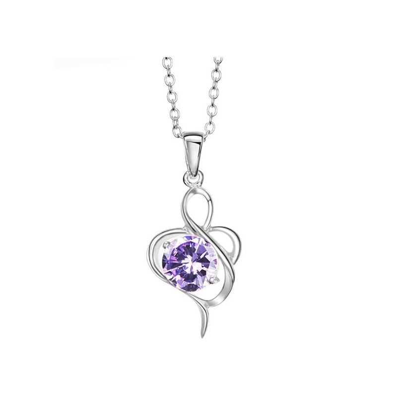 Quality And Quantity Assured Female Platinum Plating Titanium Necklace With Diamond Quality And Quantity Assured Female Platinum Plating Titanium Necklace With Diamond