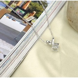 Quality And Quantity Assured Female Retro Platinum Plating Titanium Necklace