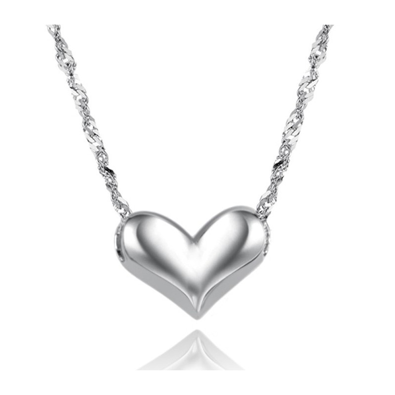 Excellent Quality Female Sweetheart Platinum Plating Titanium Necklace Excellent Quality Female Sweetheart Platinum Plating Titanium Necklace