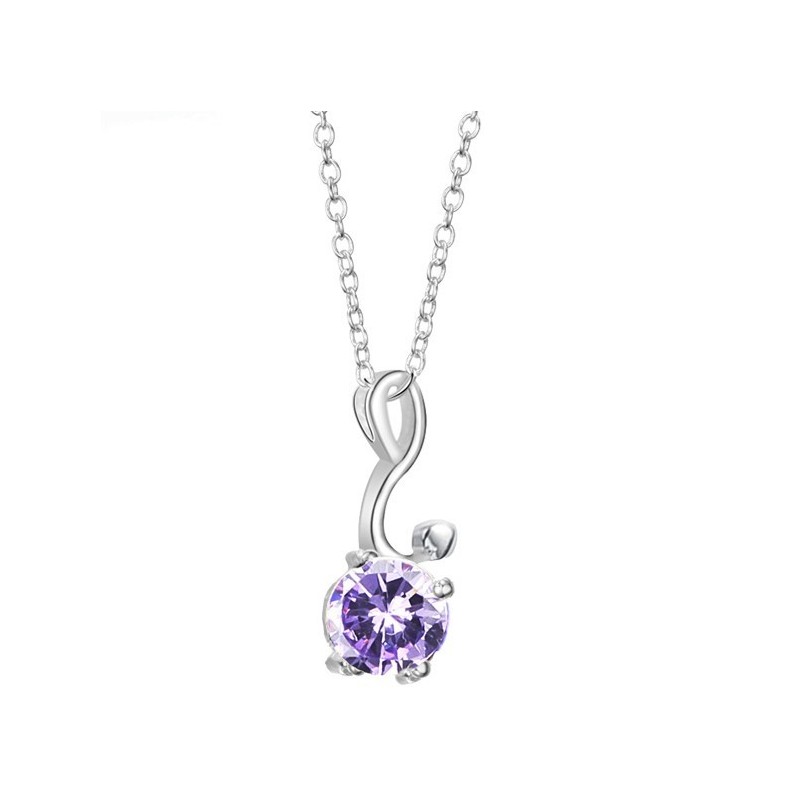 Wide Varieties Female Platinum Plating Titanium Necklace With Diamond Wide Varieties Female Platinum Plating Titanium Necklace With Diamond