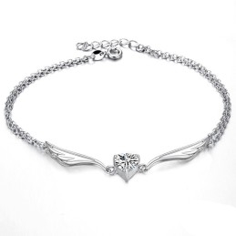 The King Of Quantity Female Platinum Plating Titanium Anklet