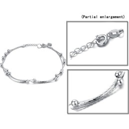 High Quality Female Platinum Plating Titanium Anklet