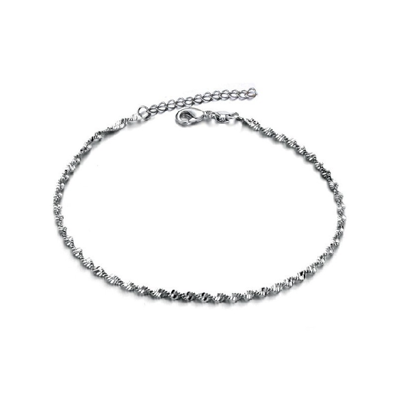 World-Wide Renown Female Platinum Plating Titanium Anklet World-Wide Renown Female Platinum Plating Titanium Anklet