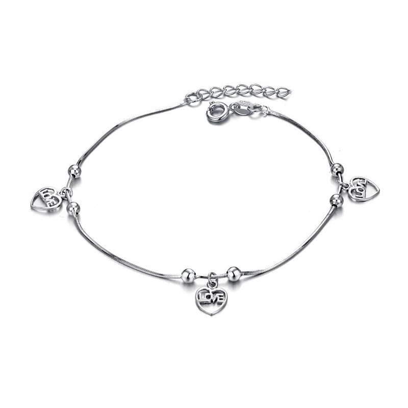 Wide Varieties Female Platinum Plating Titanium Anklet Wide Varieties Female Platinum Plating Titanium Anklet