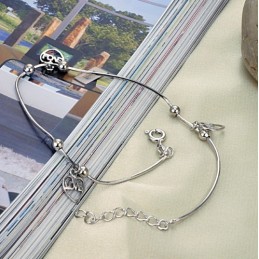 Wide Varieties Female Platinum Plating Titanium Anklet