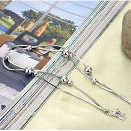 The Queen Of Quality Female Snake Platinum Plating Titanium Anklet