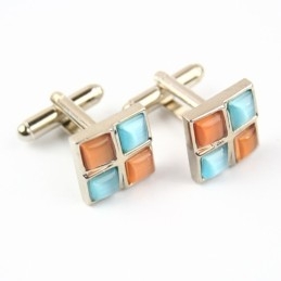 Fashion Titanium Square Cufflinks
