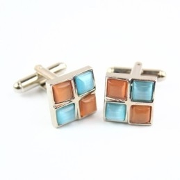 Fashion Titanium Square Cufflinks