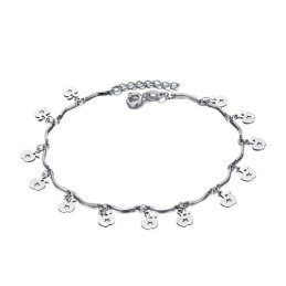 To Have A Long Story Female Platinum Plating Titanium Anklet