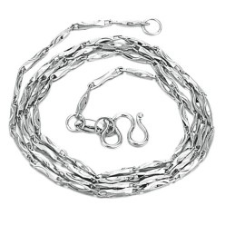 The Queen Of Quality Female Ingot Platinum Plating Titanium Chain