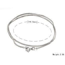 Quality And Quantity Assured Female Platinum Plating Titanium Chain