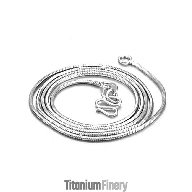 Complete In Specifications Female Snake Platinum Plating Titanium Chain