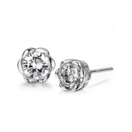 High Quality Female Allergy Free Platinum Plating Titanium Earrings