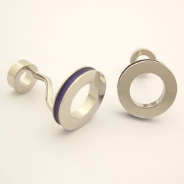 New Style Titanium Round Cufflinks