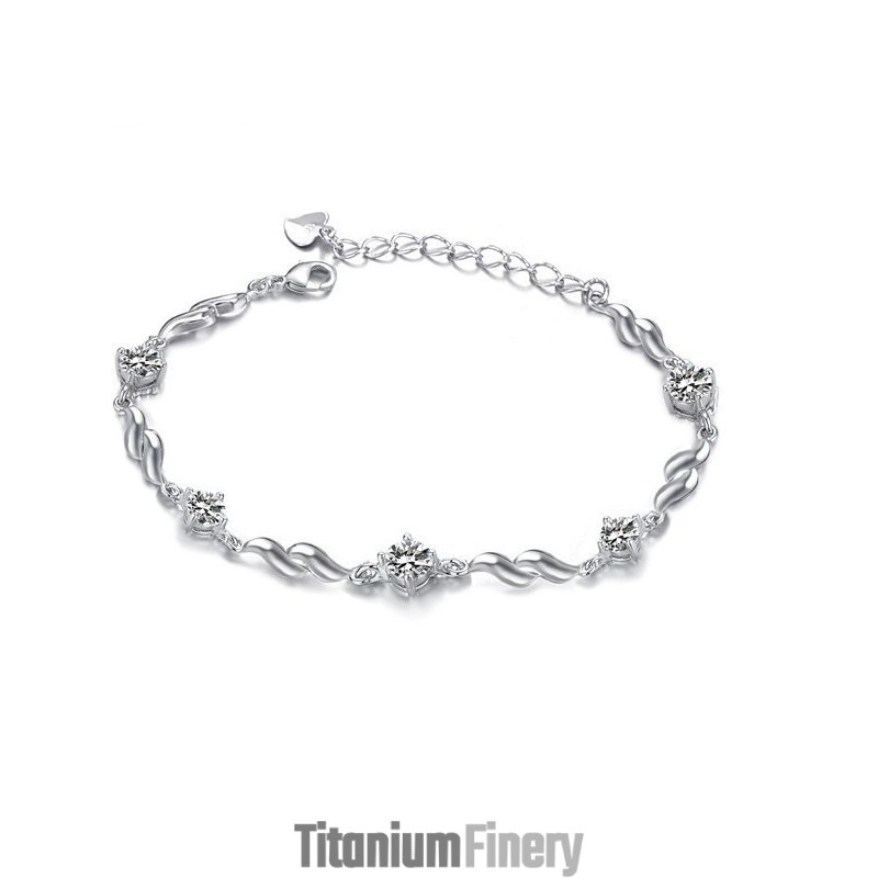Quality And Quantity Assured Female Purple Platinum Plating Titanium Bracelet With Diamond Quality And Quantity Assured Female Purple Platinum Plating Titanium Bracelet With Diamond
