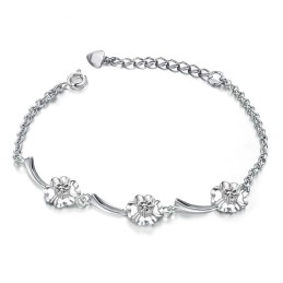 Quality And Quantity Assured Female Platinum Plating Titanium Bracelet
