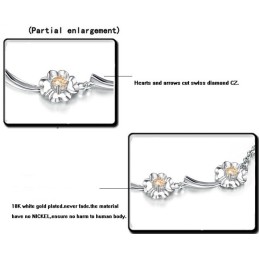 Quality And Quantity Assured Female Platinum Plating Titanium Bracelet