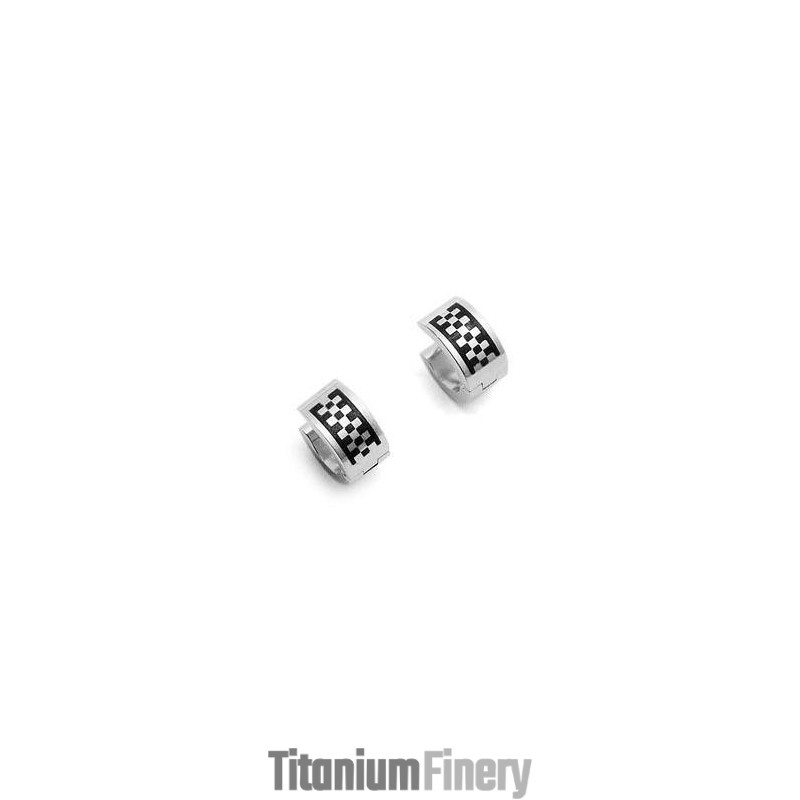 Mens Titanium Earrings Mens Titanium Earrings