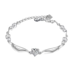 Excellent Quality Female Platinum Plating Titanium Bracelet