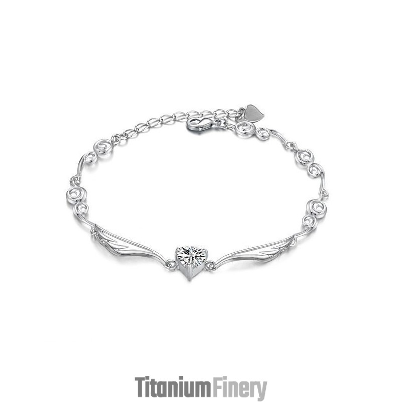 Excellent Quality Female Platinum Plating Titanium Bracelet Excellent Quality Female Platinum Plating Titanium Bracelet