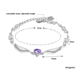 Excellent Quality Female Platinum Plating Titanium Bracelet