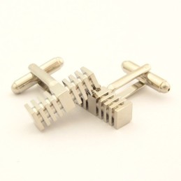 Fashion Titanium Microphone Cufflinks