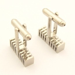 Fashion Titanium Microphone Cufflinks