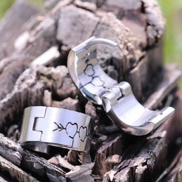 Mens Titanium Earrings