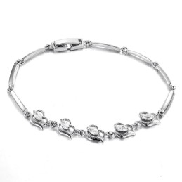 Selling Well All Over The World Female Platinum Plating Titanium Bracelet